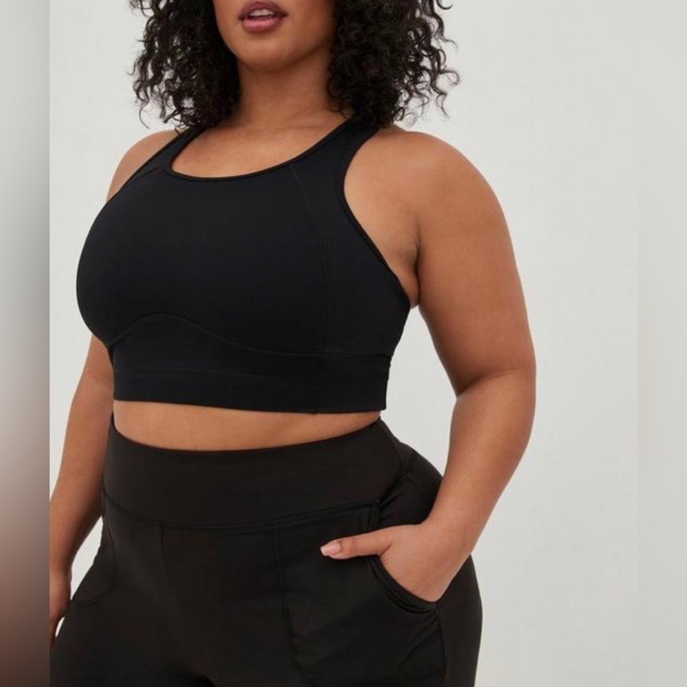 TORRID Jeans $74.50 Super Soft Performance Jersey Crop Active Pant Size 10 NWT - Picture 4 of 8